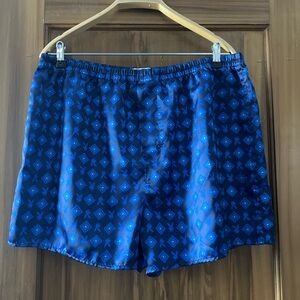 PLAYBOY Blue Satin Underwear